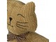 zarážka dveří ležící kočka žlutá polyester – 33*10*25 cm Mars & More 