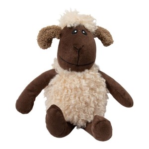 Plyšová zarážka ke dveřím sedící ovečka Sheep – 20*18*26 cm