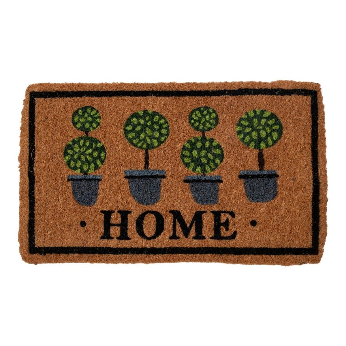 Ručně vyrobená rohožka z kokosových vláken Home – 75*45*4 cm Mars & More Ručně vyrobená rohožka z kokosových vláken Home – 75*45*4 cm Mars & More