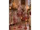 Vánoční dekorace zasněžený stromek s červenými bobulemi Berries L – 30*30*108 cm J-Line by Jolipa
