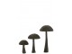 Veliká dřevěná houba Mushroom Wood Granitti – 43*43*81 cm J-Line by Jolipa