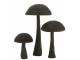 Veliká dřevěná houba Mushroom Wood Granitti L – 38*38*60 cm J-Line by Jolipa