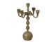 Olivový kovový svícen 5 ramen Miot – 24*24*35 cm J-Line by Jolipa