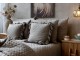 Měkký taupe povlak na polštář Aix Soft – 70*50 cm Chic Antique