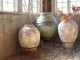 Béžový antik květináč s podstavcem Chic Antique – Ø 50*76 cm Chic Antique