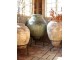 Béžový antik květináč s podstavcem Chic Antique – Ø 50*76 cm Chic Antique