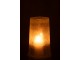 velká bílá skleněná lampa Hurricane Sugar – 17,5*17,5*28 cm J-Line by Jolipa