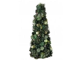 Zelený vánoční stromek se šiškami Pinecone– 21*21*50 cm