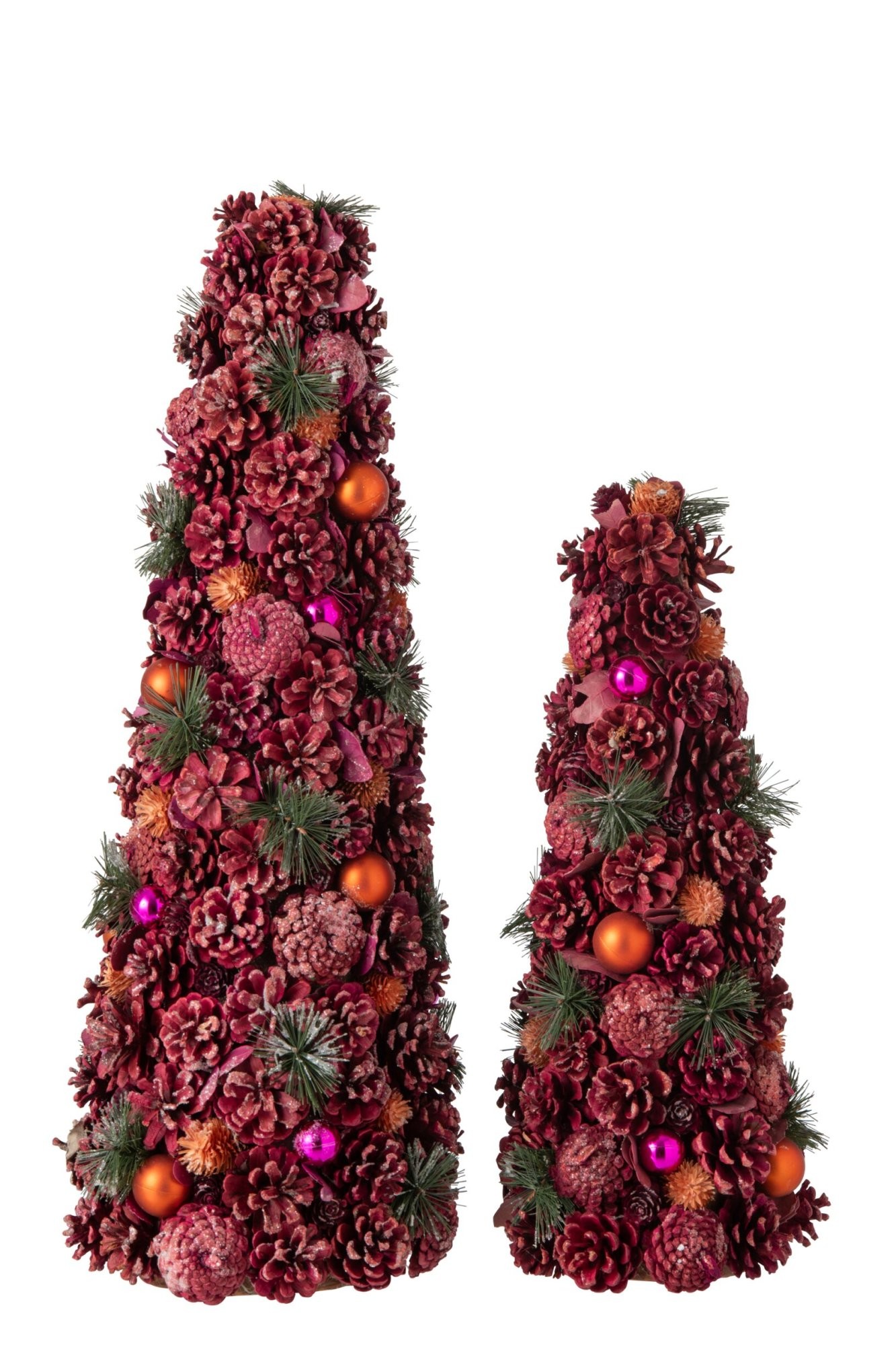 Růžový vánoční stromek se šiškami Pinecone – 26*26*70 cm J-Line by Jolipa Růžový vánoční stromek se šiškami Pinecone – 26*26*70 cm J-Line by Jolipa
