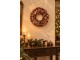 Bronzový lesklý vánoční věnec Sparkling L – 60*60*6 cm J-Line by Jolipa
