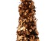 Veliký bronzový lesklý vánoční strom Sparkling XL – 40*40*180 cm J-Line by Jolipa