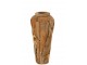 Dřevěná váza Teakwood z přírodního dřeva – 40*40*92 cm J-Line by Jolipa