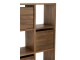 Knihovna regál se šuplíky Recycle teak přírodní kov – 100*30*158 cm J-Line by Jolipa