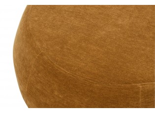 Okrová kulatá podnožka Luxury - Elegance a pohodlí pro váš domov – 79*79*38 cm