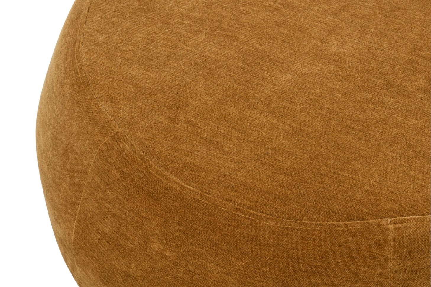 Okrová kulatá podnožka Luxury - Elegance a pohodlí pro váš domov – 79*79*38 cm J-Line by Jolipa Okrová kulatá podnožka Luxury - Elegance a pohodlí pro váš domov – 79*79*38 cm J-Line by Jolipa