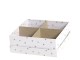 Set 3ks papírová krabice s hvězdami – 25*25*9 / 20*20*8/ 16*16*6 cm Chic Antique