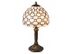 Stolní lampa Tiffany Excelent - Ø 20*38 cm Clayre & Eef