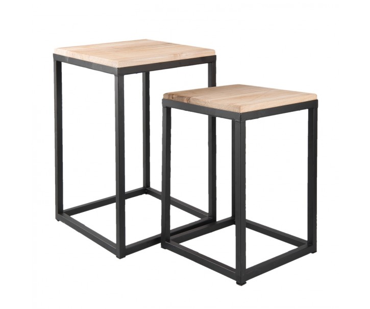 Set odkládaích stolků -36*36*52 / 31*31*42 cm Clayre & Eef