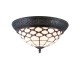Stropní svítidlo Tiffany Roof - Ø 38*19 cm / E14/Max. 2x40 Watt Clayre & Eef