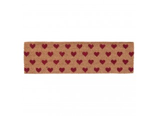Kokosová rohožka Hearts - 75*22*2 cm