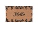 Kokosová rohožka Hello - 75*45*2 cm Clayre & Eef