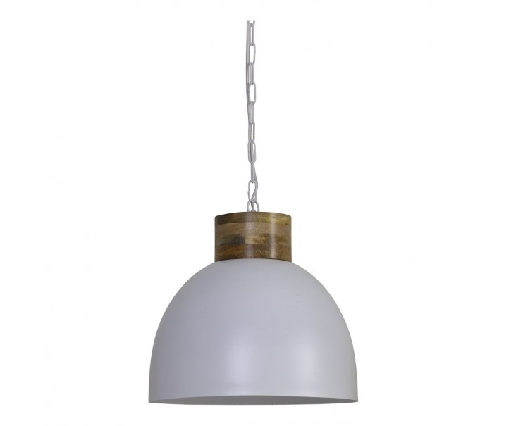 Závěsné světlo SAMANA bílé - Ø40*36 cm Light & Living