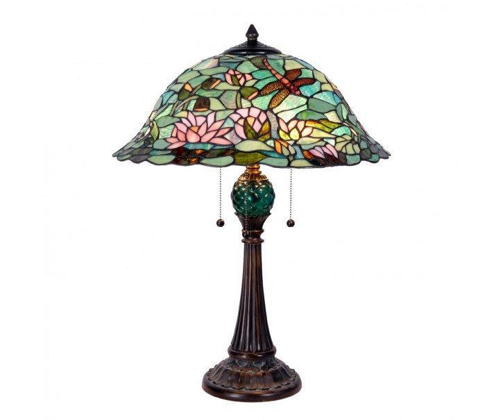Stolní lampa Tiffany POND - Ø 47*60 cm Clayre & Eef