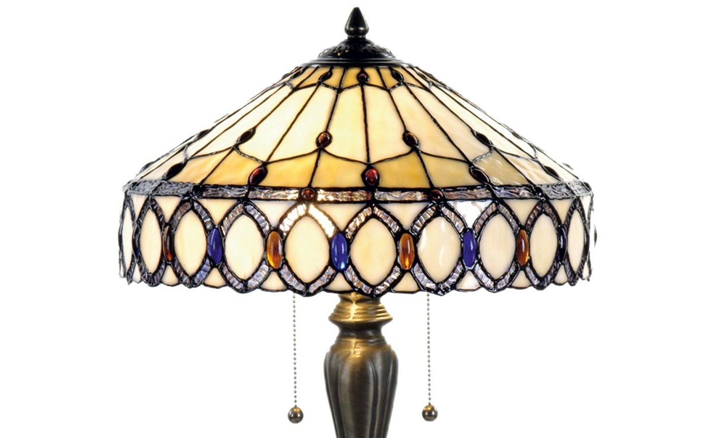 Stolní lampa Tiffany Show - Ø 40*58 cm Clayre & Eef Stolní lampa Tiffany Show - Ø 40*58 cm Clayre & Eef