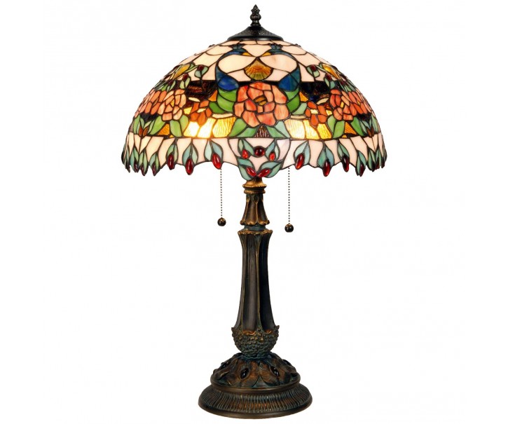 Stolní lampa Tiffany Grapevine - Ø 41*67 cm Clayre & Eef
