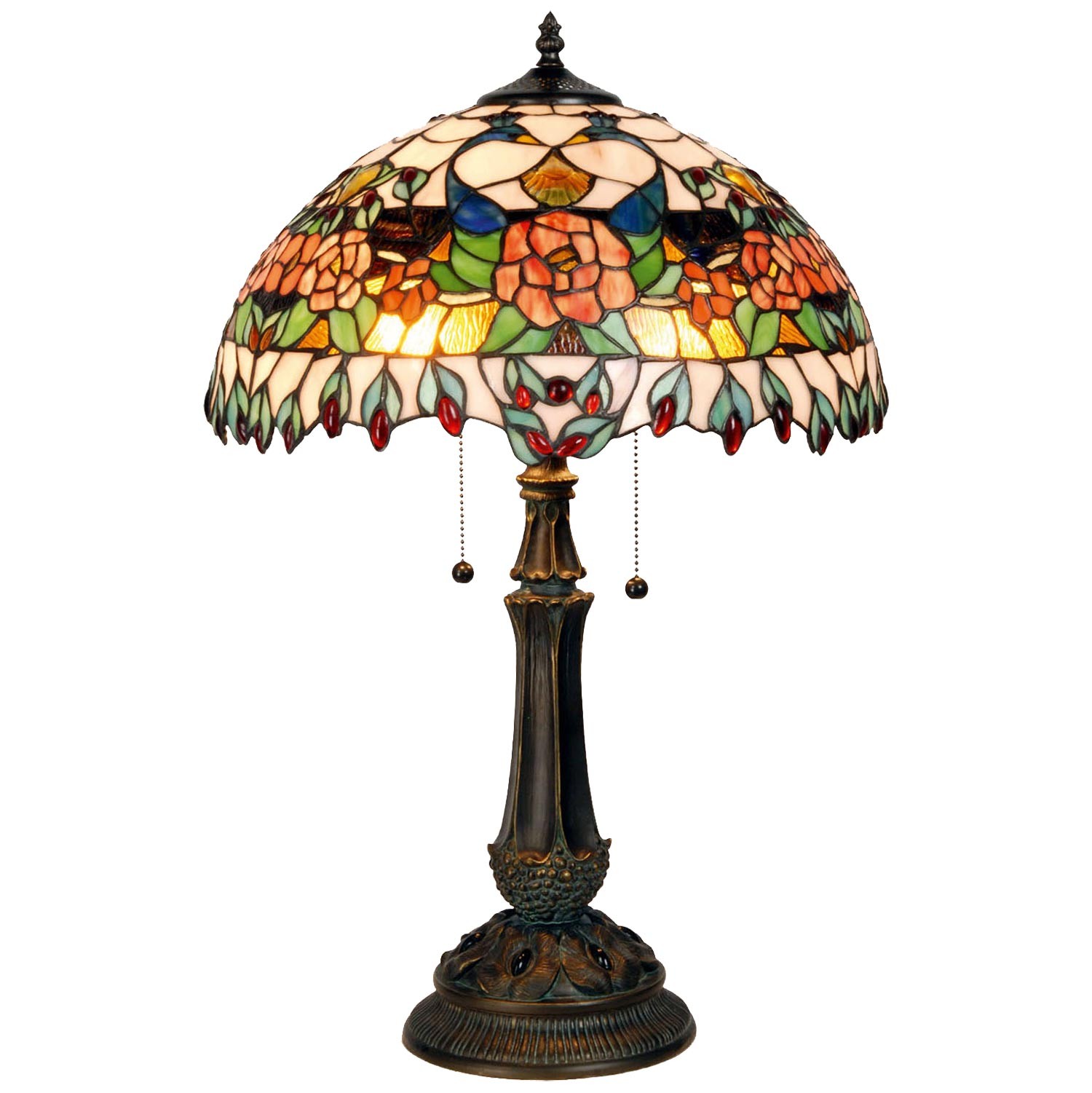 Stolní lampa Tiffany Grapevine - Ø 41*67 cm