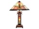 Stolní lampa Tiffany Egyptian - 42*60 cm Clayre & Eef