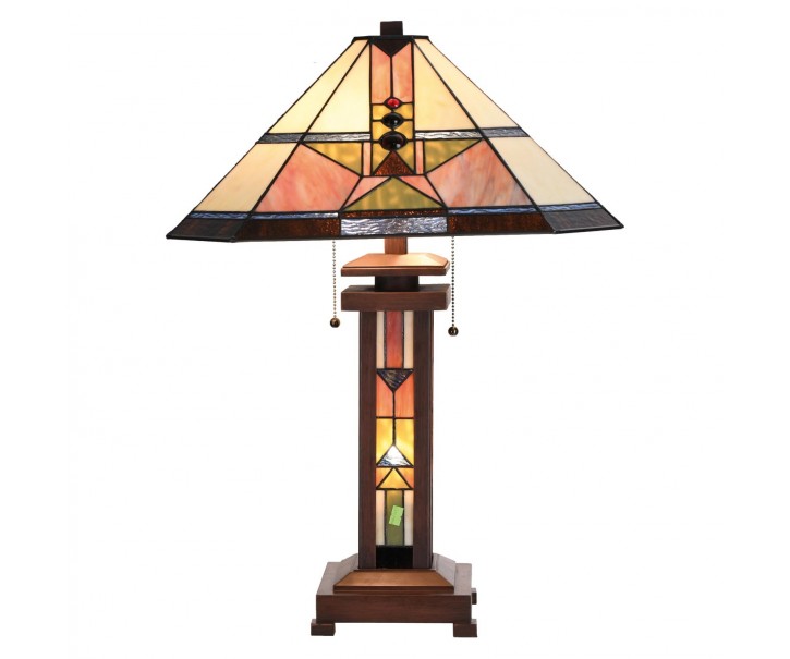 Stolní lampa Tiffany Egyptian - 42*60 cm Clayre & Eef