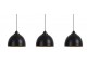 Závěsné světlo KYLIE 3 lampy černá- 135*30*26 cm Light & Living