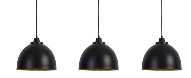 Závěsné světlo KYLIE 3 lampy černá- 135*30*26 cm Light & Living Závěsné světlo KYLIE 3 lampy černá- 135*30*26 cm Light & Living