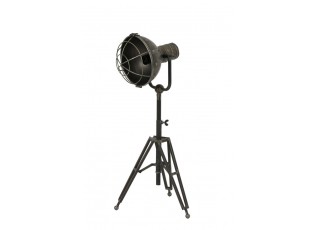 Stolní lampa Ryan na trojnožce s patinou - 35*30*62-93 cm / 40W/E27