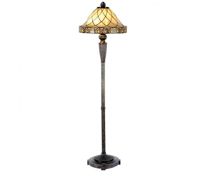 Stojací lampa Tiffany Filigree - Ø 46*168 cm Clayre & Eef