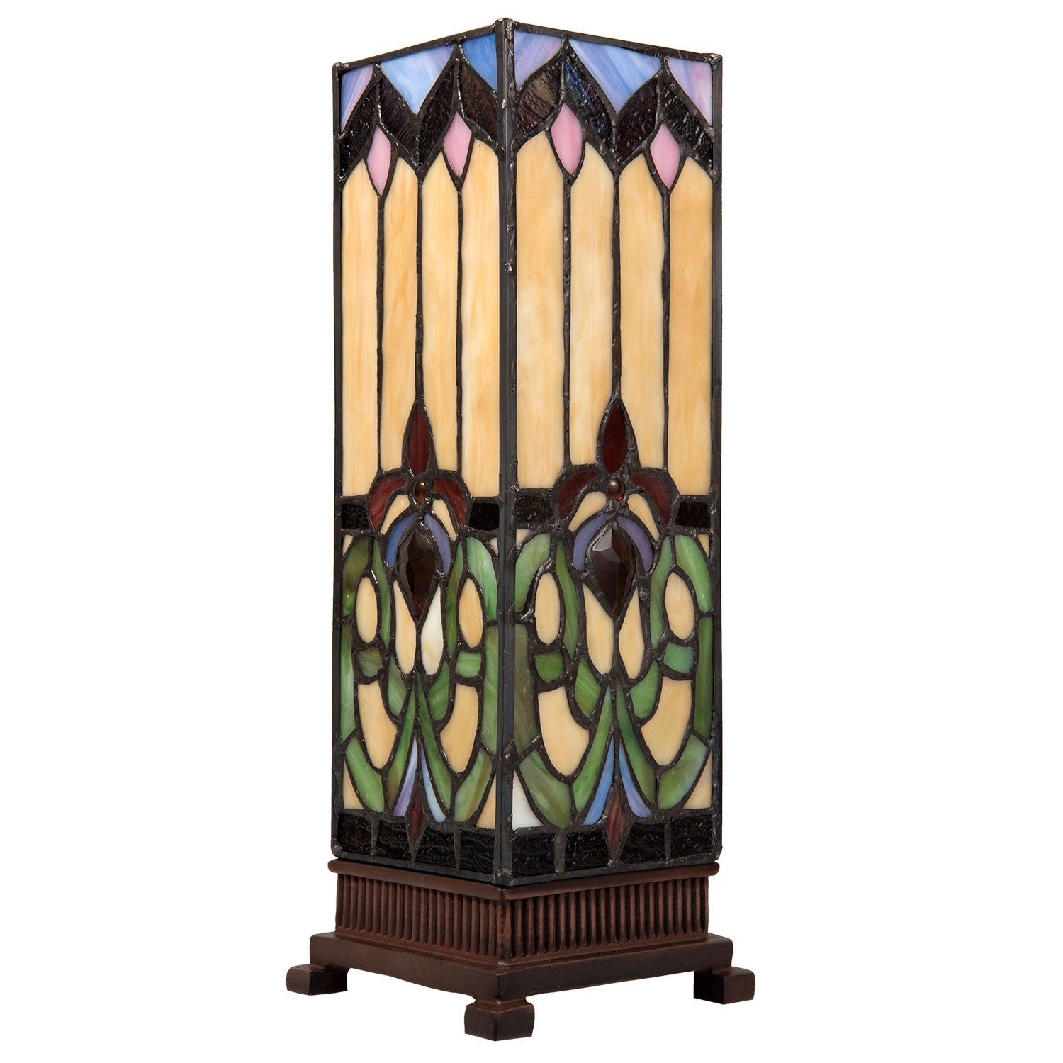 Stolní lampa Tiffany Bend - 12*12*35 cm Clayre & Eef Stolní lampa Tiffany Bend - 12*12*35 cm Clayre & Eef