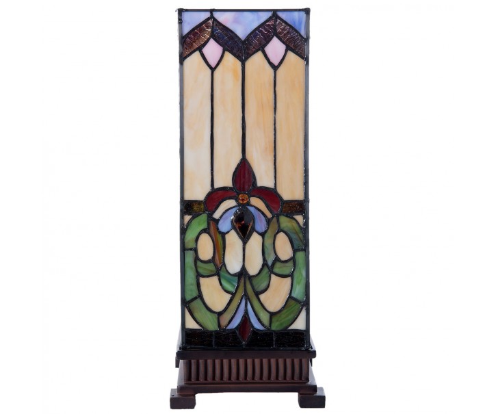 Stolní lampa Tiffany Bend - 17*17*44 cm Clayre & Eef