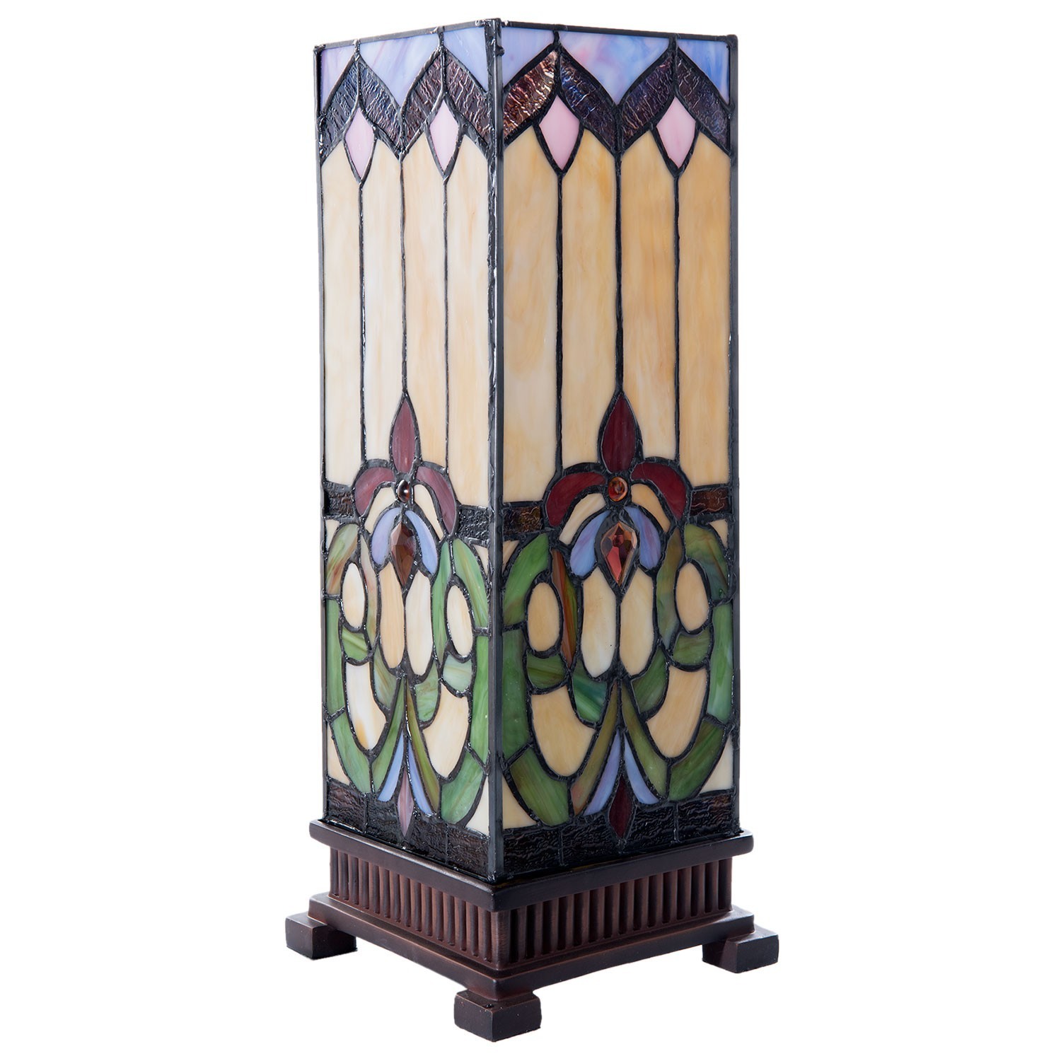 Stolní lampa Tiffany Bend - 17*17*44 cm Clayre & Eef Stolní lampa Tiffany Bend - 17*17*44 cm Clayre & Eef