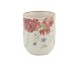  Kalíšek na čaj pivoňky - pr 6*8 cm / 0,1L Clayre & Eef