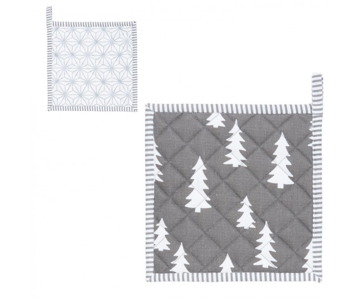 Chňapka Let´s Stay Home - 20*20 cm Clayre & Eef