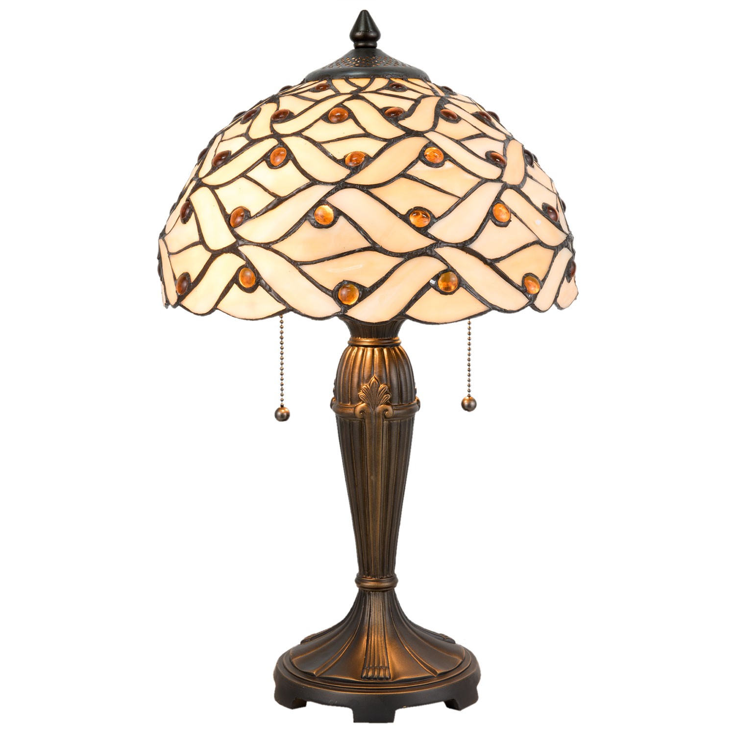 Stolní lampa Tiffany Joana - 30*51 cm 2x E27/40W