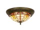 Stropní světlo Tiffany - Ø 38*19 cm 2x E14 / Max 40W Clayre & Eef