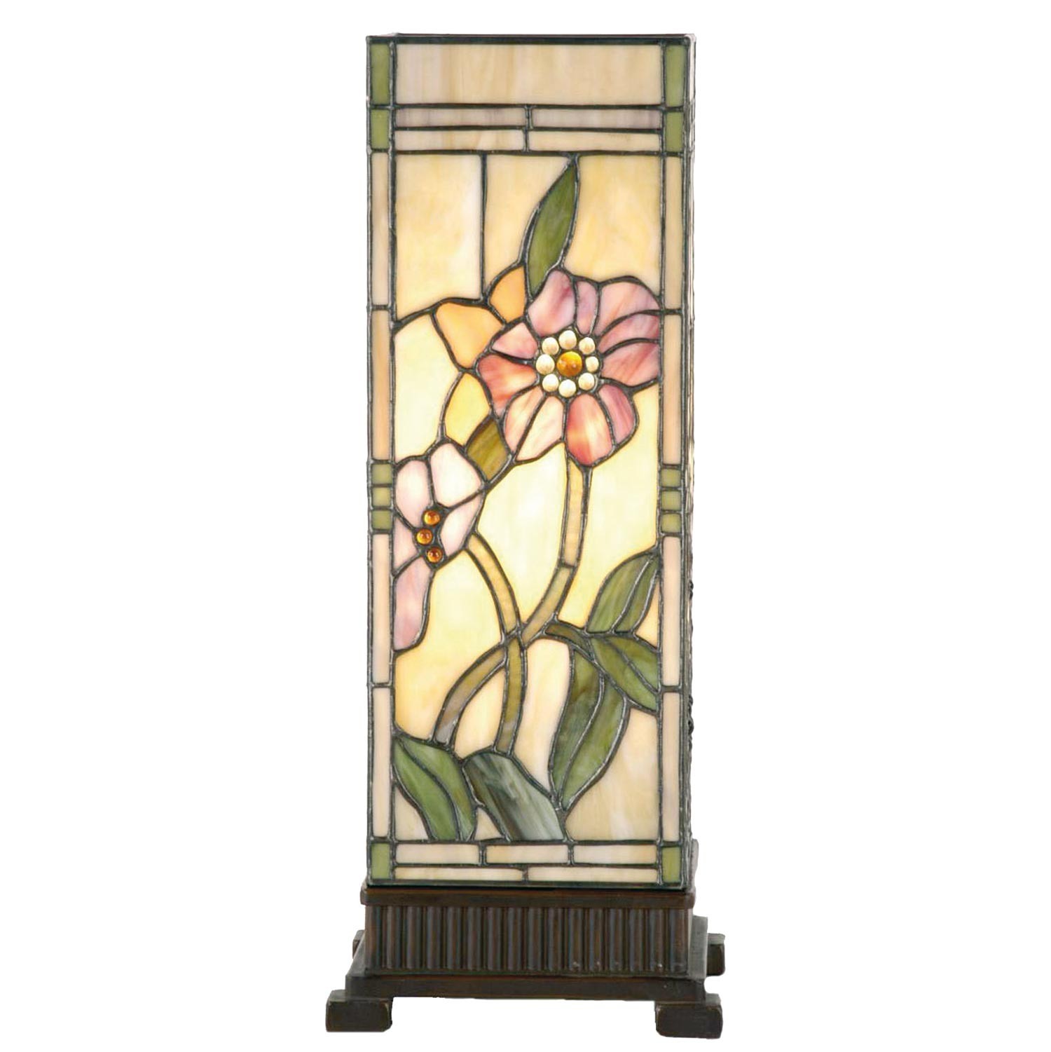 Stolní lampa Tiffany Cappa - 18*45 cm 1x E27 / Max 40W Clayre & Eef Stolní lampa Tiffany Cappa - 18*45 cm 1x E27 / Max 40W Clayre & Eef