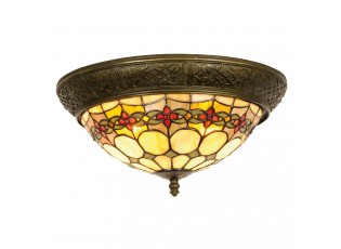 Závěsné svítidlo Tiffany Oxford - Ø 38*19 cm 2x E14 / max 40w