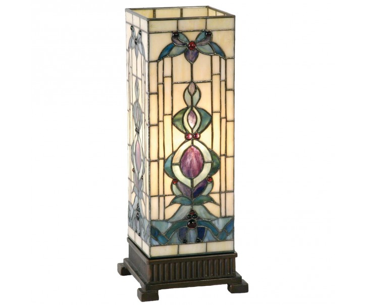 Stolní lampa Tiffany Alloment - 18*45 cm 1x E27 / Max 40W Clayre & Eef