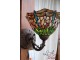 Nástěnná lampa Tiffany hnědá bez stínítka -15*Ø 23 cm Clayre & Eef