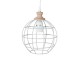 Stropní svítidlo koule s patinou - Ø 18*22 cm E27/60W Clayre & Eef