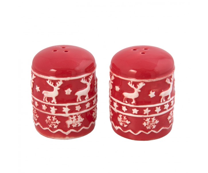 Slánka a pepřenka Cosy Winter - Ø 5*7 cm Clayre & Eef