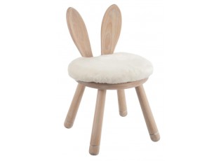 Dřevěná židlička pro děti Rabbit - 34*34*55 cm